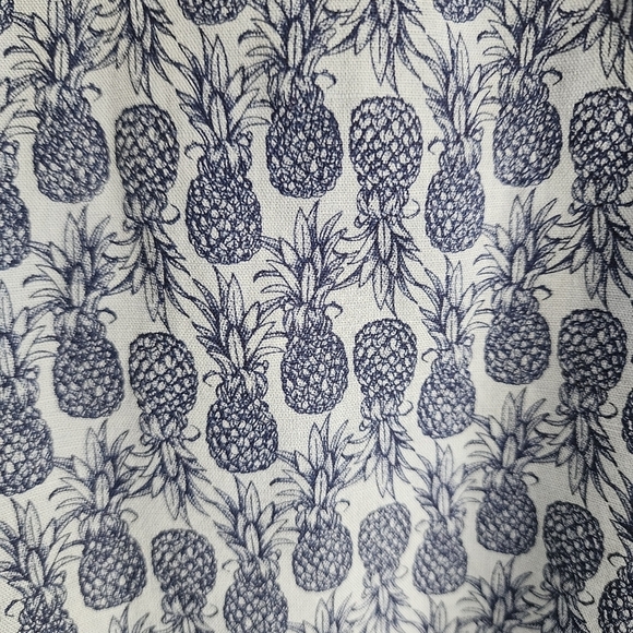 Wills Lifestyle Mens Linen Rich Pineapple Button Down 16 1/2 Slimfit - Picture 4 of 9